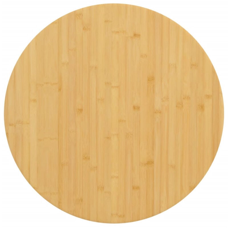 Dessus de table Ø60x1,5 cm bambou Vidaxl