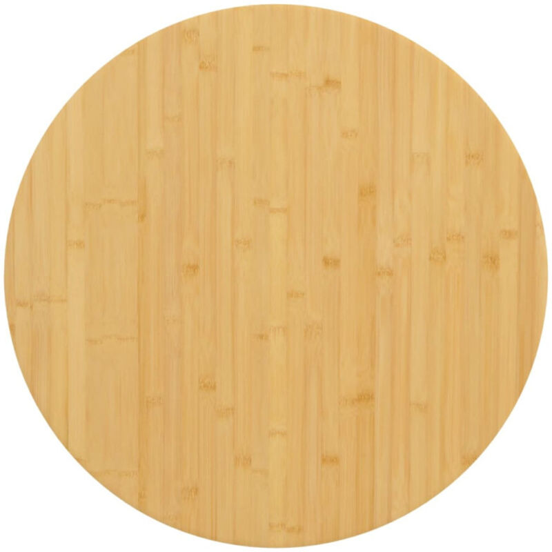Dessus de table Ø90x1,5 cm bambou Vidaxl