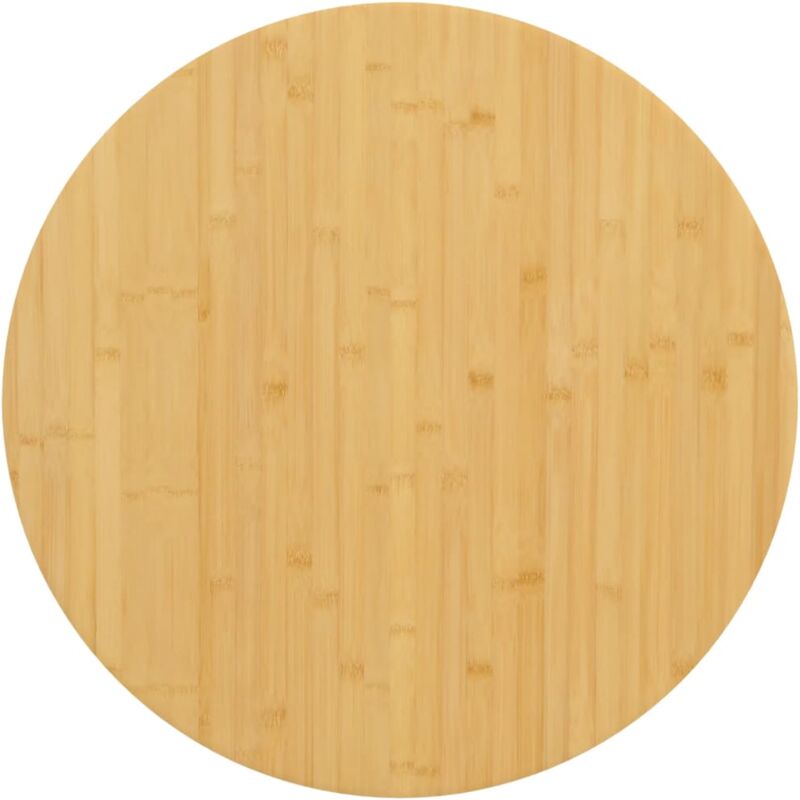 Dessus de table Ø70x1,5 cm bambou Vidaxl
