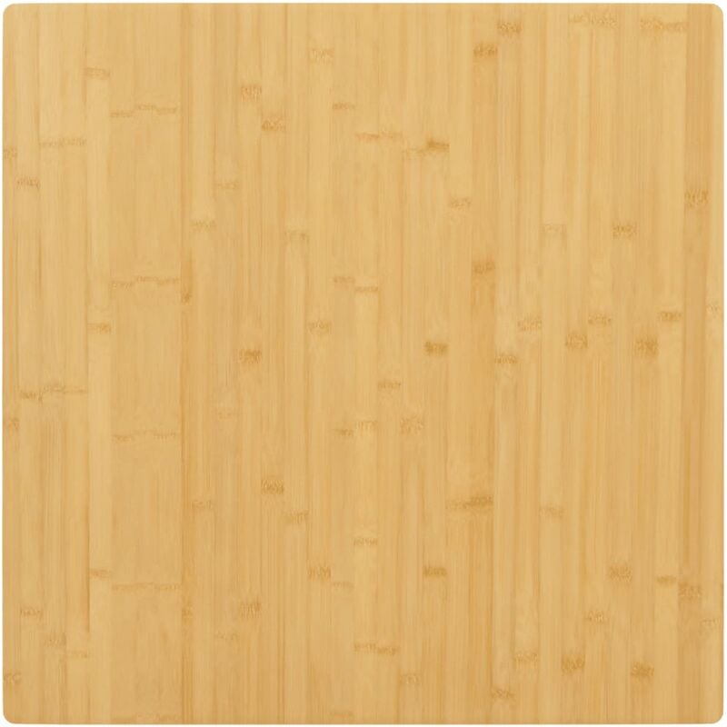 Dessus de table 90x90x2,5 cm bambou Vidaxl