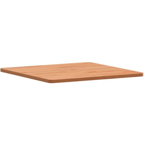 Dessus de table 50x50x1,5 carré bois massif de hêtre
