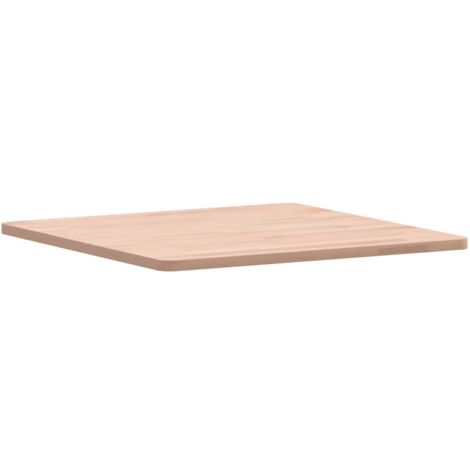 Dessus de table 50x50x1,5 carré bois massif de hêtre