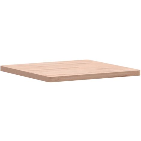 Dessus de table 50x50x2,5 carré bois massif de hêtre