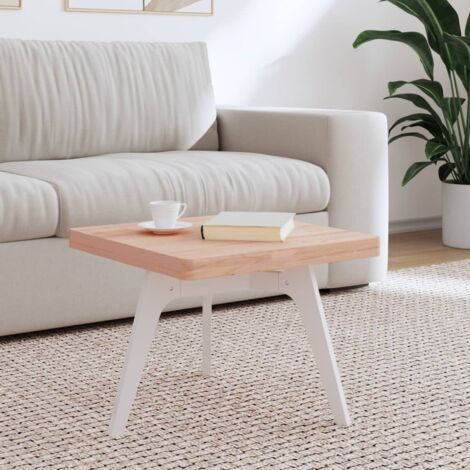 Dessus de table 50x50x4 cm carré bois massif de hêtre vidaXL