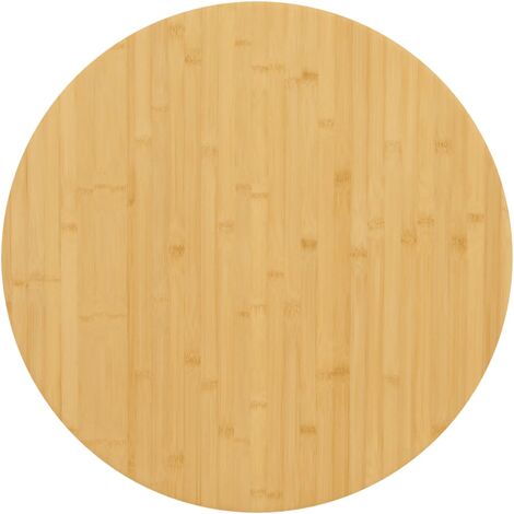 Dessus de table Ø60x4 bambou