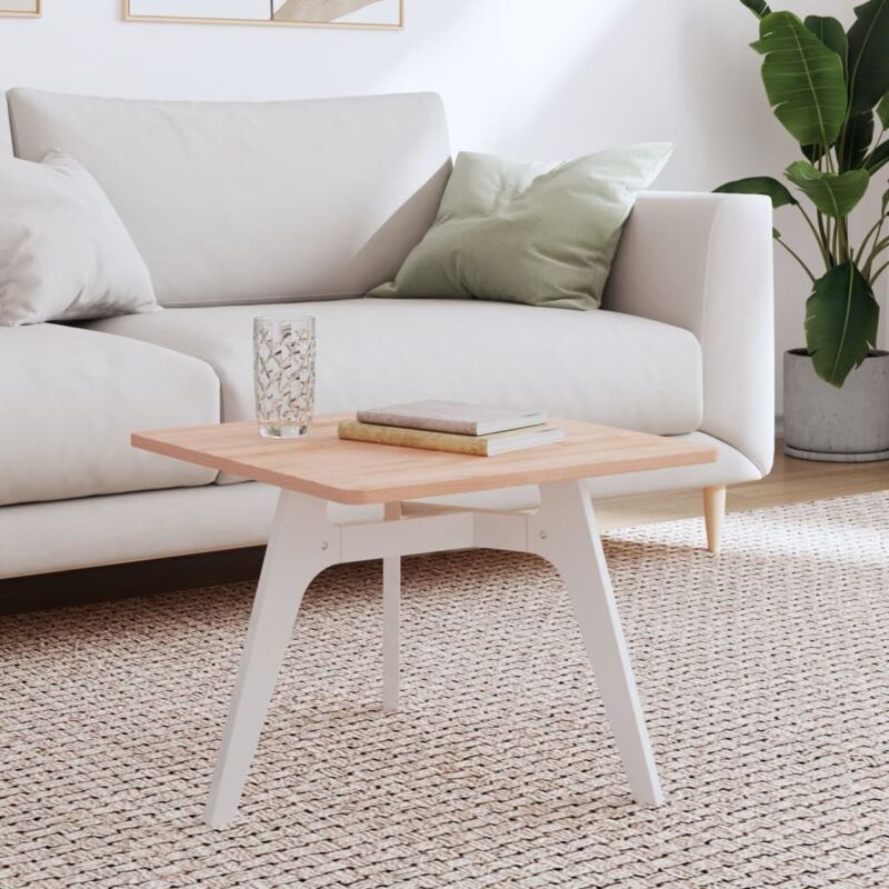 Dessus de table 50x50x1,5 cm carré bois massif de hêtre Vidaxl