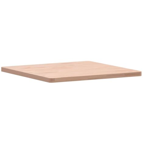 Dessus de table 60x60x2,5 carré bois massif de hêtre