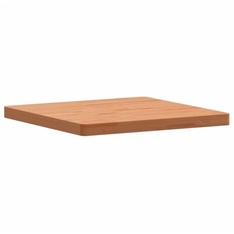 Dessus de table 60x60x4 carré bois massif de hêtre