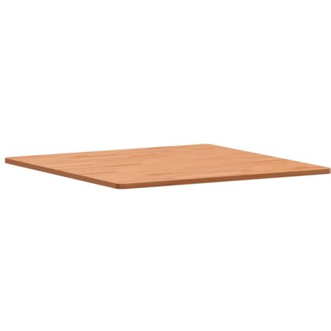 Dessus de table 70x70x1,5 carré bois massif de hêtre