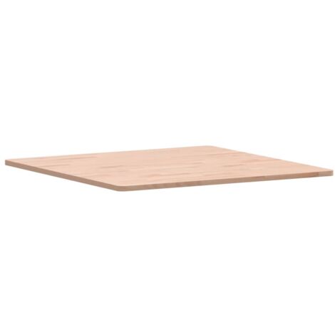 Dessus de table 70x70x1,5 carré bois massif de hêtre