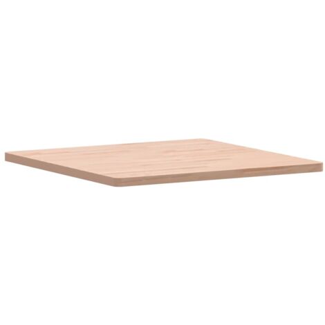 Dessus de table 70x70x2,5 carré bois massif de hêtre