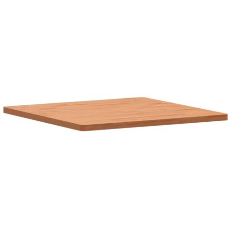 Dessus de table 70x70x2,5 carré bois massif de hêtre
