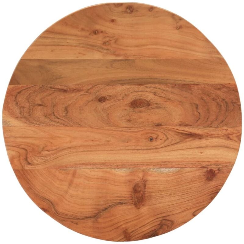 Vidaxl - Dessus de table Ø60x3,8 cm rond bois massif d'acacia