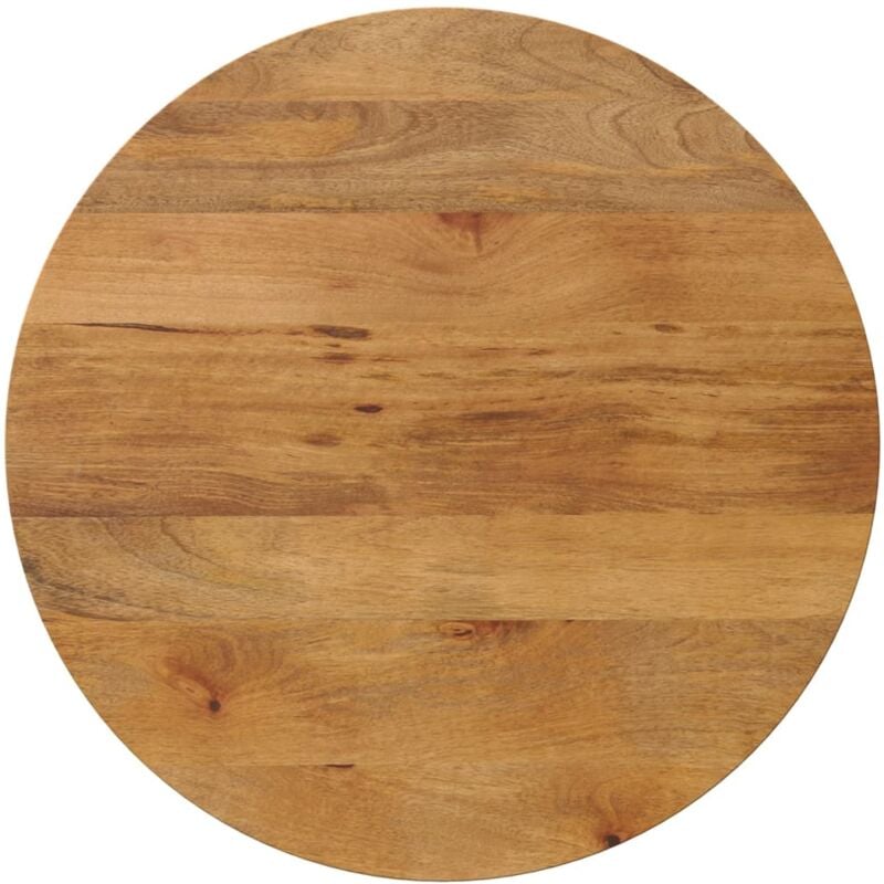 Vidaxl - Dessus de table ø 80x2,5 cm rond bois de manguier massif