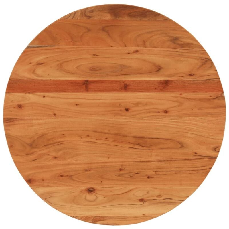 Vidaxl - Dessus de table Ø90x2,5 cm rond bois massif d'acacia