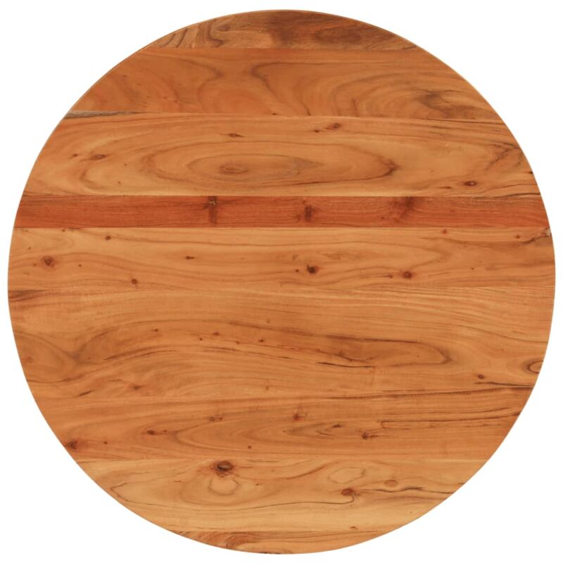 Vidaxl - Dessus de table Ø70x3,8 cm rond bois massif d'acacia