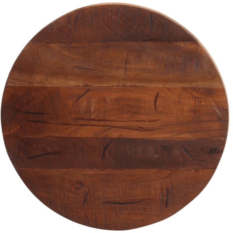Vidaxl - Dessus de table ø 50x3,8 cm rond bois massif de récupération