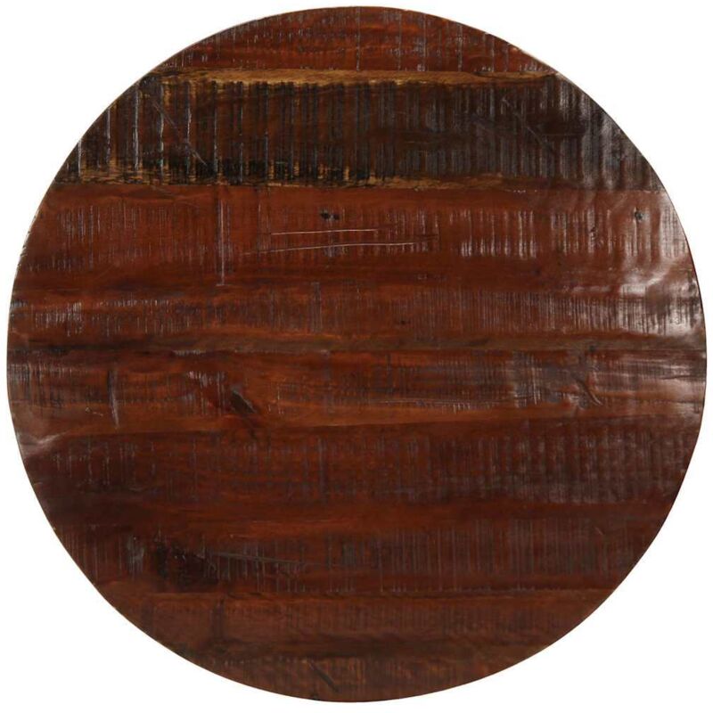 Vidaxl - Dessus de table ø 90x2,5 cm rond bois massif de récupération