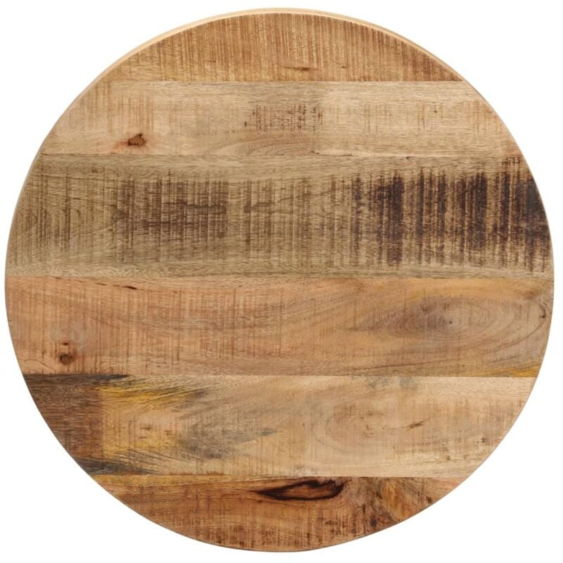 Vidaxl - Dessus de table ø 50x1,5 cm rond bois massif de manguier brut