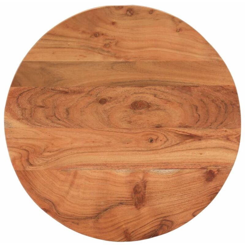 Vidaxl - Dessus de table Ø50x3,8 cm rond bois massif d'acacia