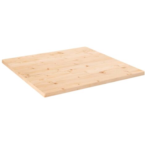 Dessus de table 90x90x2,5 bois de pin massif