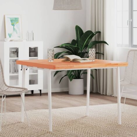 Dessus de table 90x90x4 cm carré bois massif de hêtre vidaXL