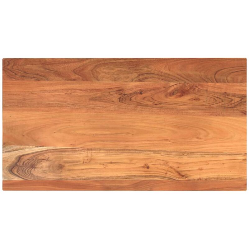 Dessus de table à manger,Plateau de table 110x60x2,5cm rectangulaire bois massif d'acacia FR67083 DS6540 design in