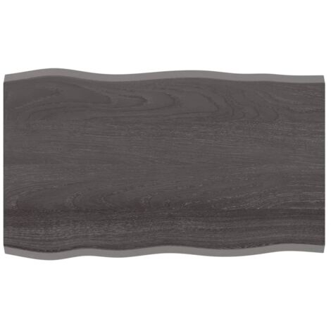 Dessus de table bois chêne massif traité bordure assortie