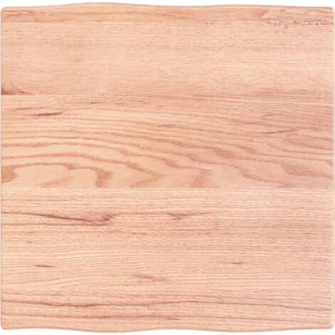 Dessus de table bois chêne massif traité bordure assortie
