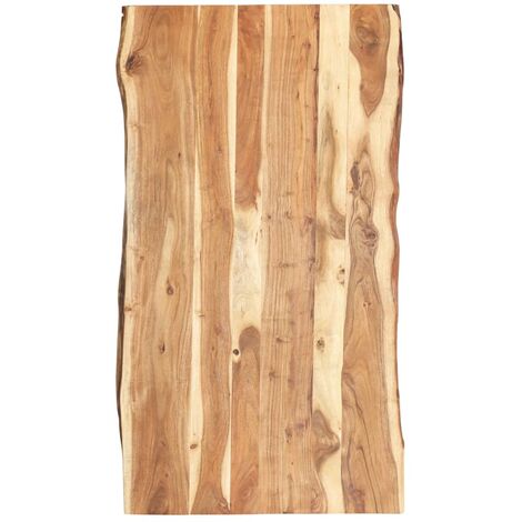 Dessus de table Bois d'acacia massif 120x(50-60)x3,8 cm