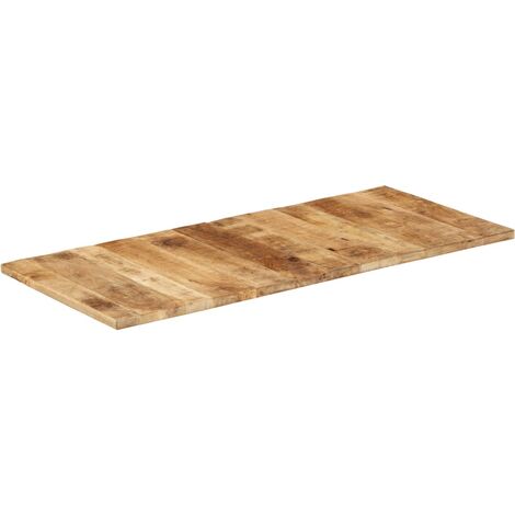 Dessus de table Bois de manguier solide 25-27 mm 140x60 cm
