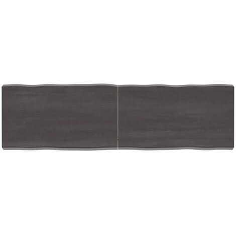 Dessus de table bois massif traité bordure assortie