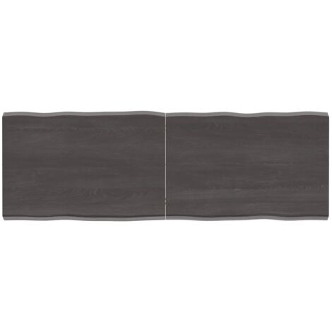 Dessus de table bois massif traité bordure assortie