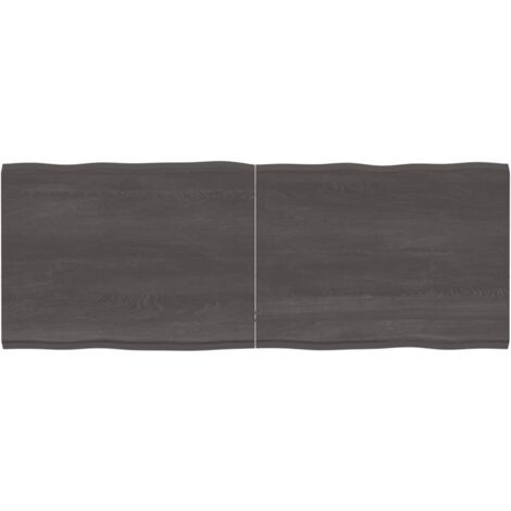 Dessus de table bois massif traité bordure assortie