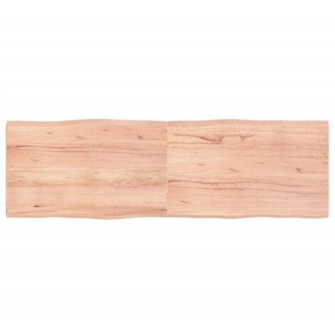 Dessus de table bois massif traité bordure assortie