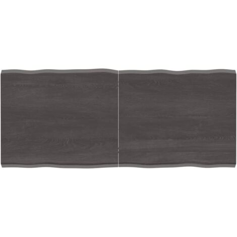 Dessus de table bois massif traité bordure assortie