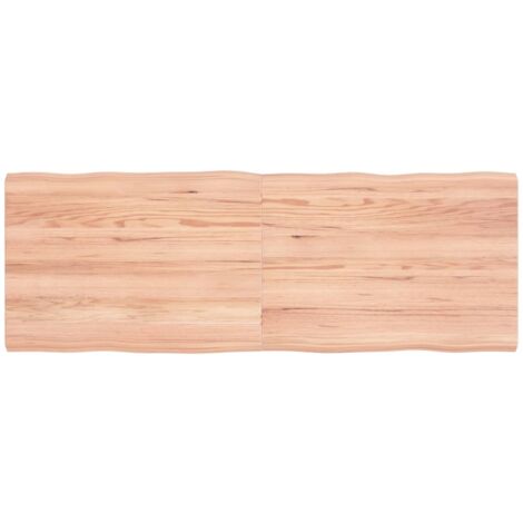 Dessus de table bois massif traité bordure assortie