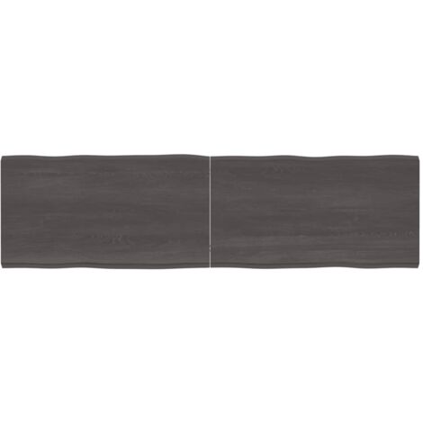 Dessus de table bois massif traité bordure assortie