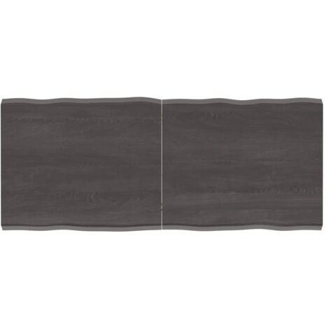 Dessus de table bois massif traité bordure assortie