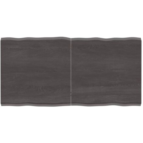 Dessus de table bois massif traité bordure assortie