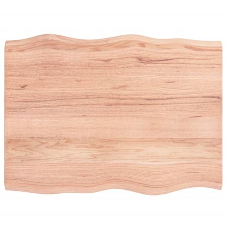 Dessus de table bois massif traité bordure assortie