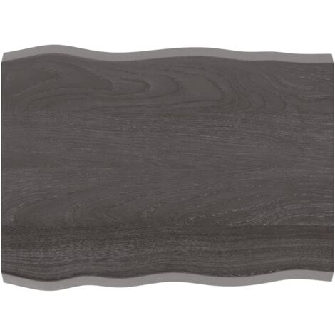 Dessus de table bois massif traité bordure assortie