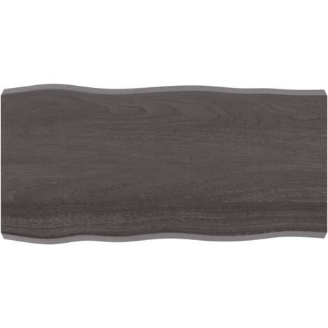 Dessus de table bois massif traité bordure assortie
