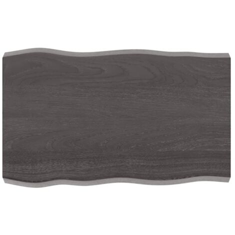 Dessus de table bois massif traité bordure assortie