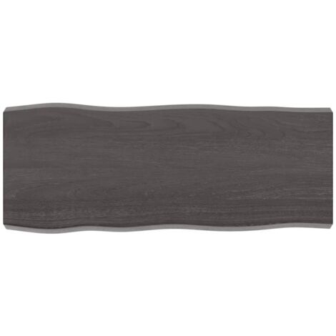 Dessus de table bois massif traité bordure assortie