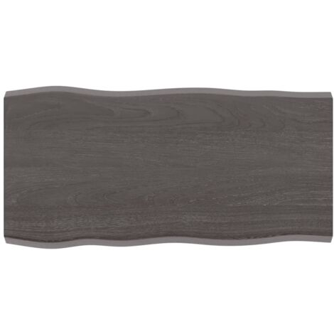 Dessus de table bois massif traité bordure assortie