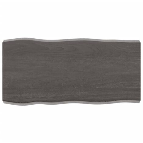 Dessus de table bois massif traité bordure assortie