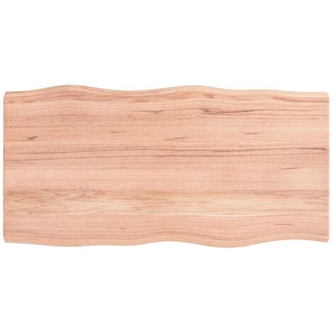 Dessus de table bois massif traité bordure assortie