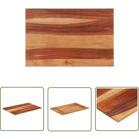 Dessus de table Bois solide 15-16 mm 60x90 cm