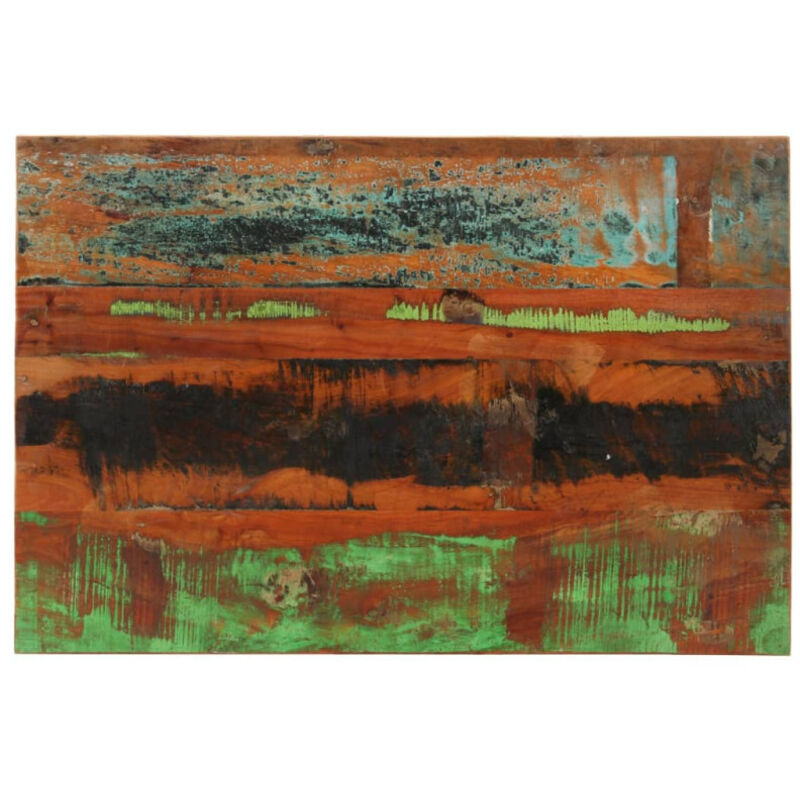 Dessus de table rectangulaire 60x90 cm 15-16 mm Bois récupéré - Vidaxl